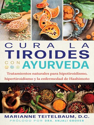 cover image of Cura la tiroides con ayurveda